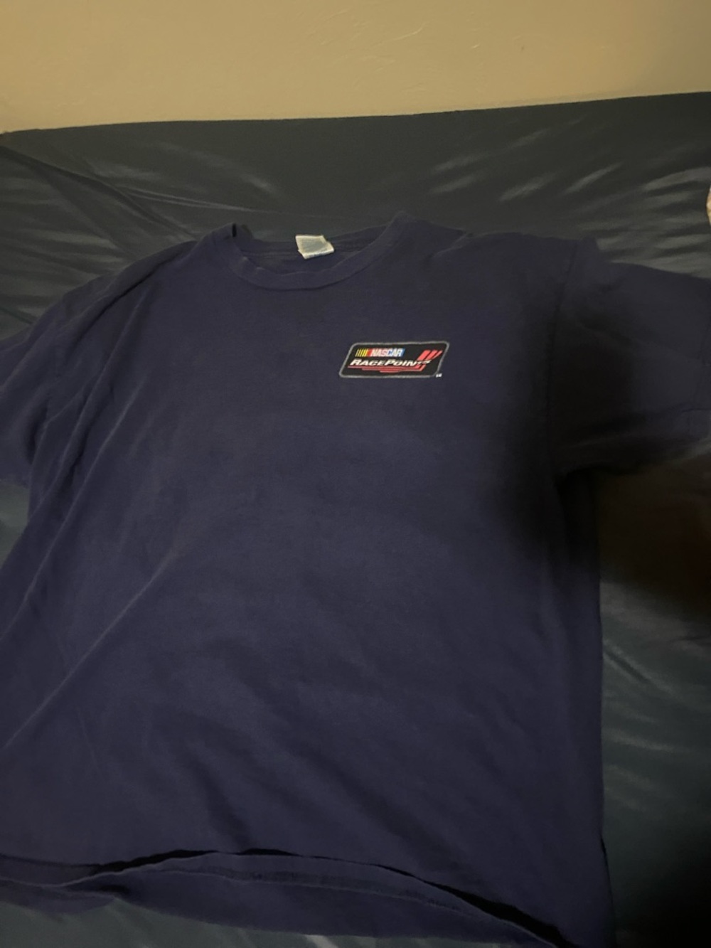 Men's Navy Short-Sleeve Graphic T-Shirt